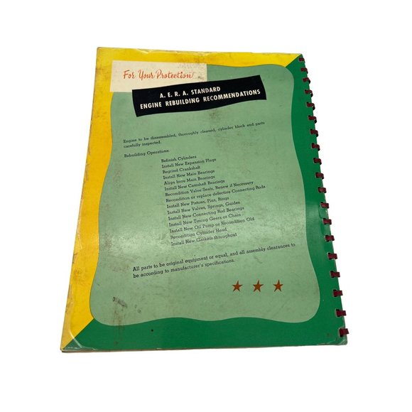 1948 Automotive Engine Rebuilders Association Information Booklet & Warranty - Picture 2 of 13